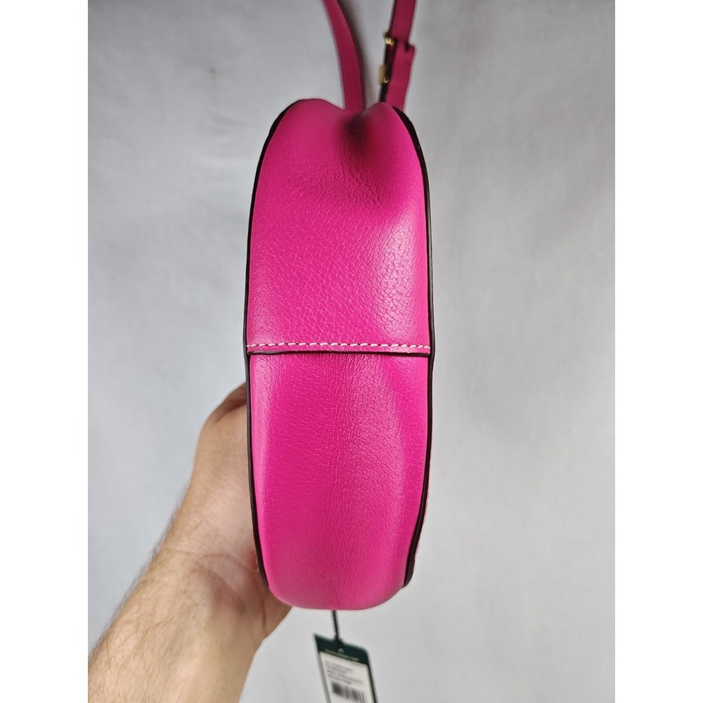 Lauren Ralph Lauren Thurlow Mini Crossbody Bag Aruba Pink Leather Handbag NWT - Picture 6 of 16